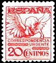 Spain 1932 Pegasus 20 CTS Pink Edifil 676. España 676. Uploaded by susofe